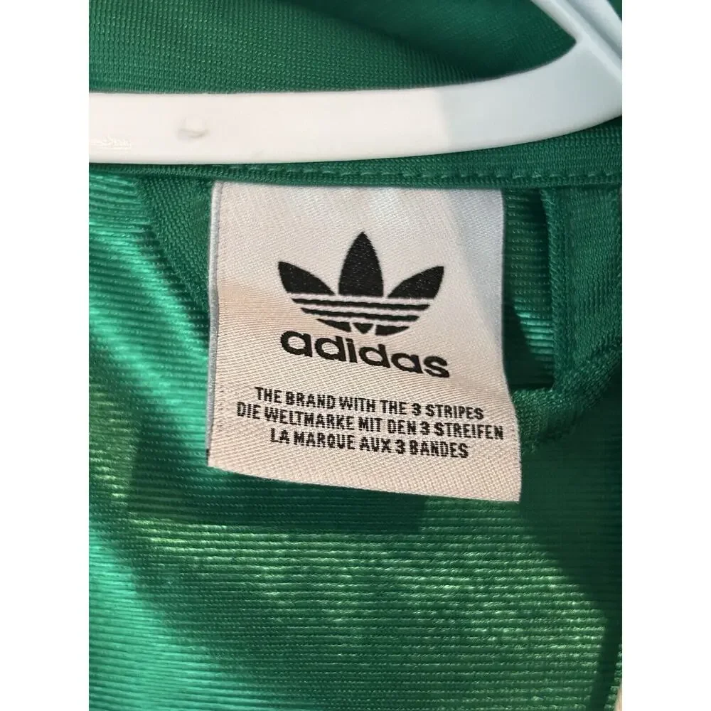 adidas tricolor green firebird originals jacket Small - Picture 3 of 4